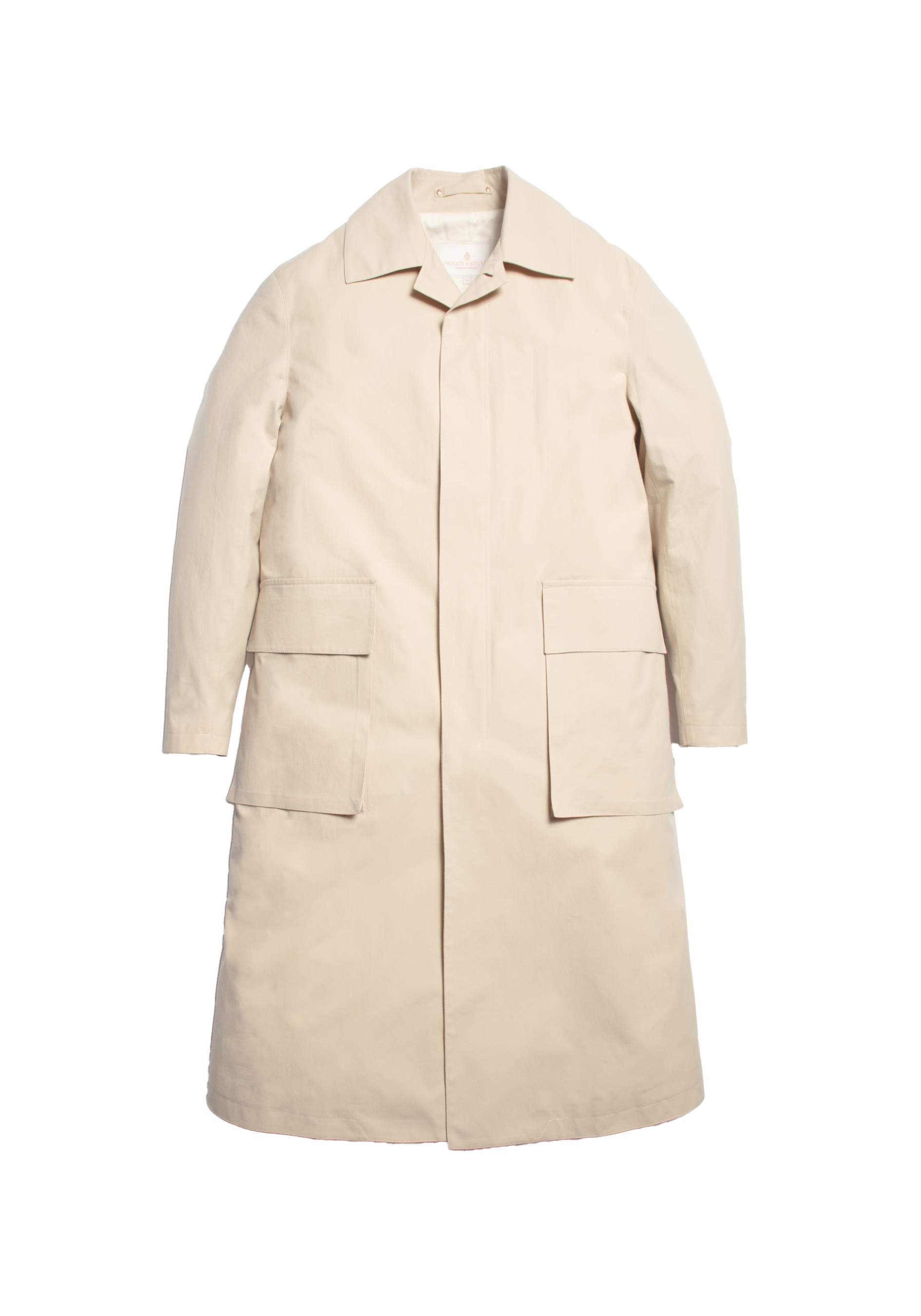 The Richmond Silk Mac - Alabaster