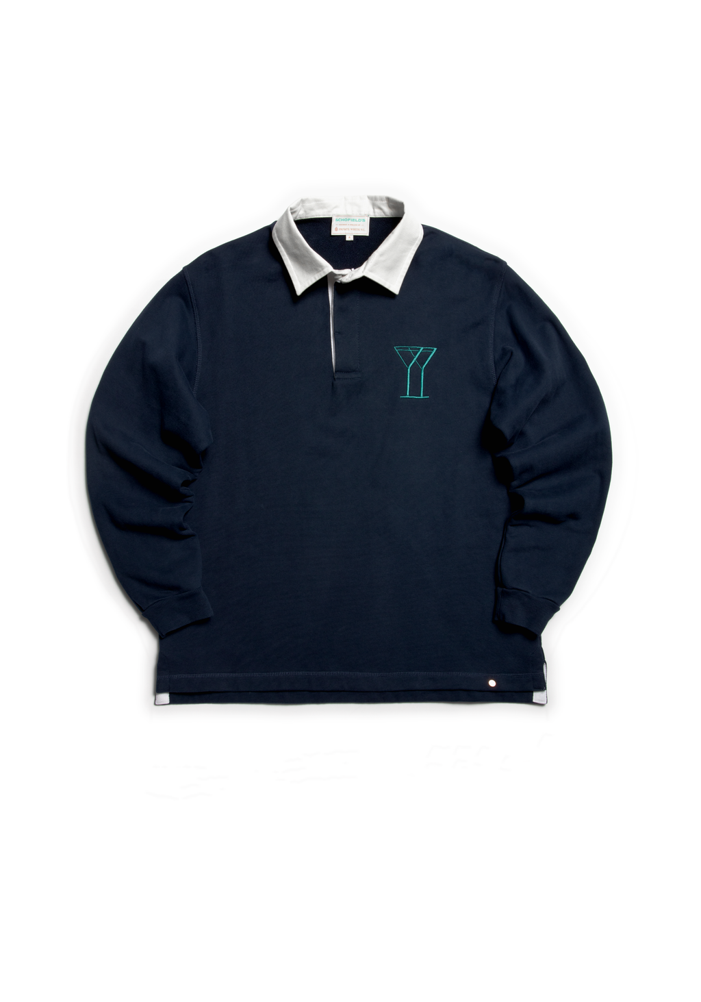 PWVC X SCHOFIELD’S BAR RUGBY SHIRT - Navy