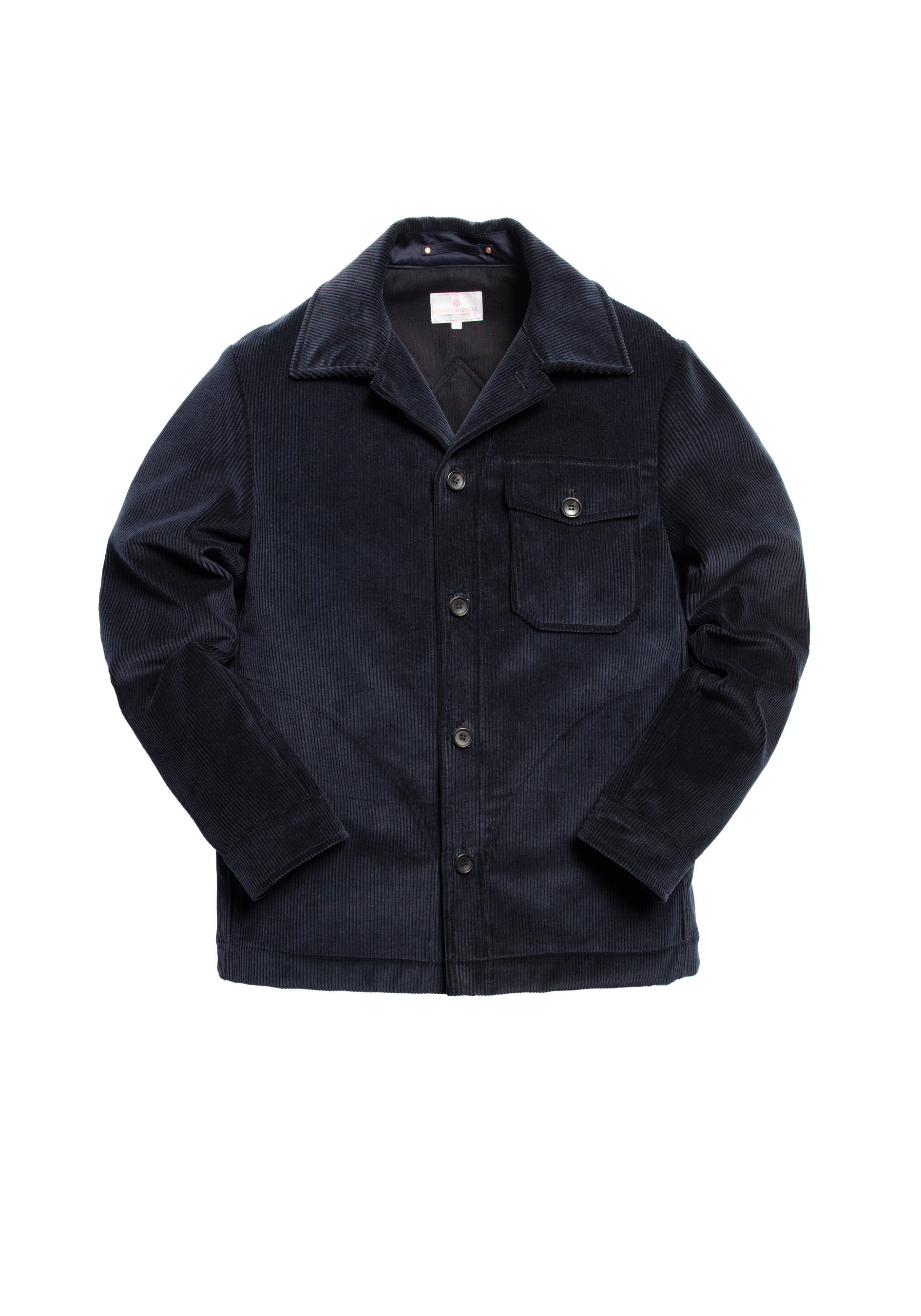 The Stamford Cord Shacket - Ink