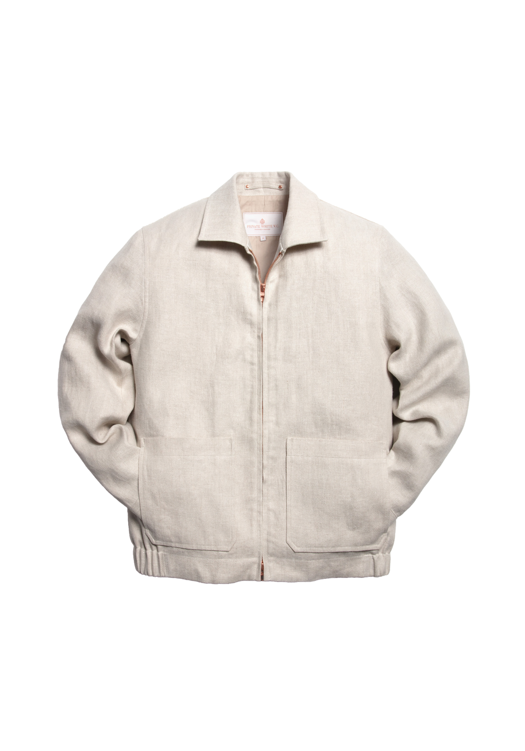 The Summer Tweed Bomber - Alabaster