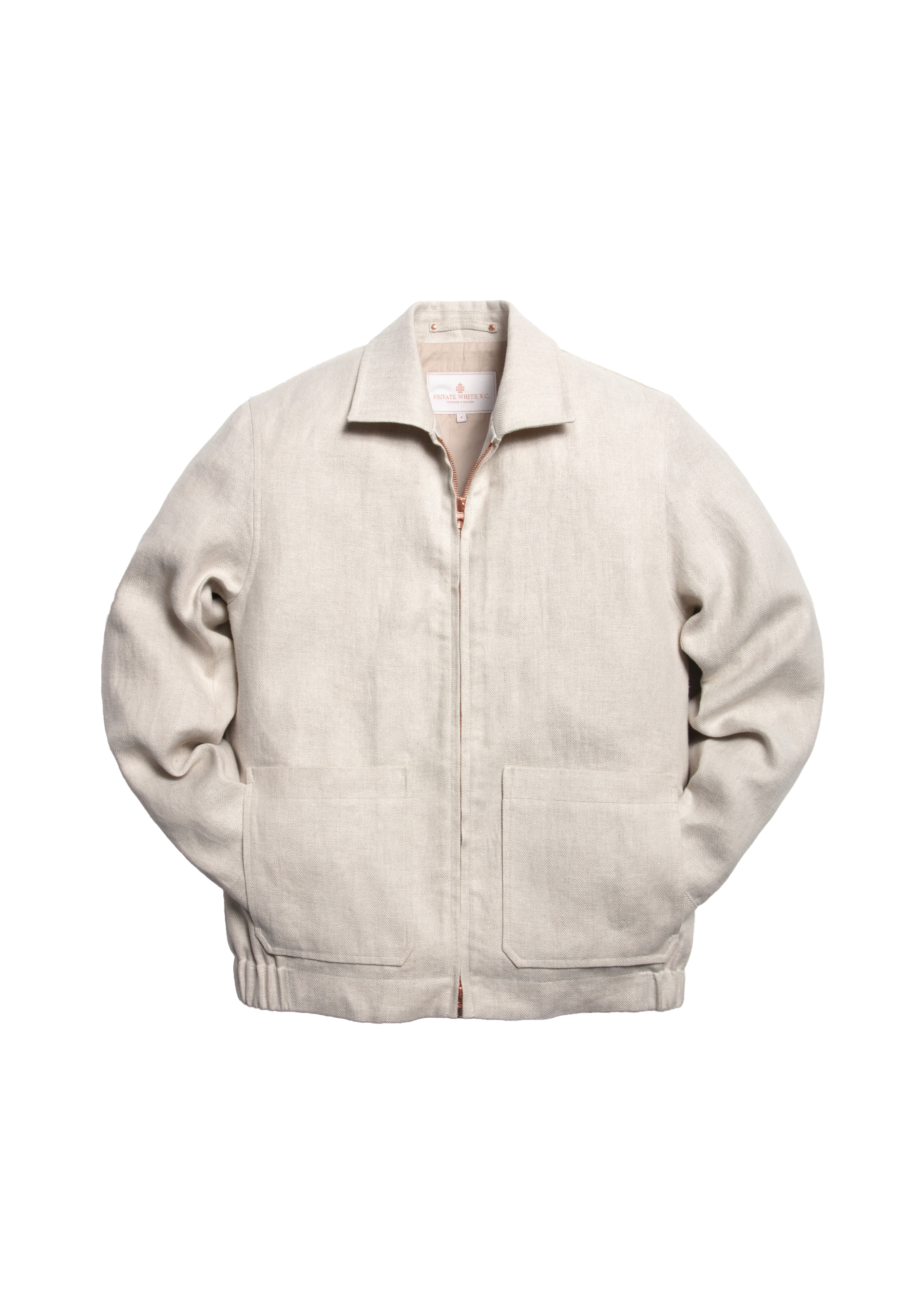 The Summer Tweed Bomber - Alabaster