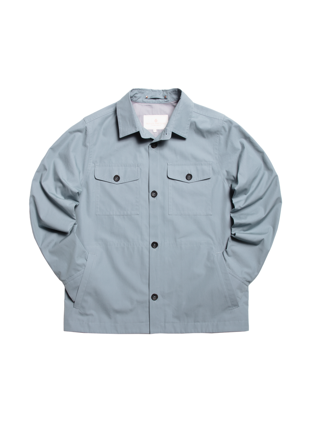 The Ventile® Piccadilly Shacket - Azure