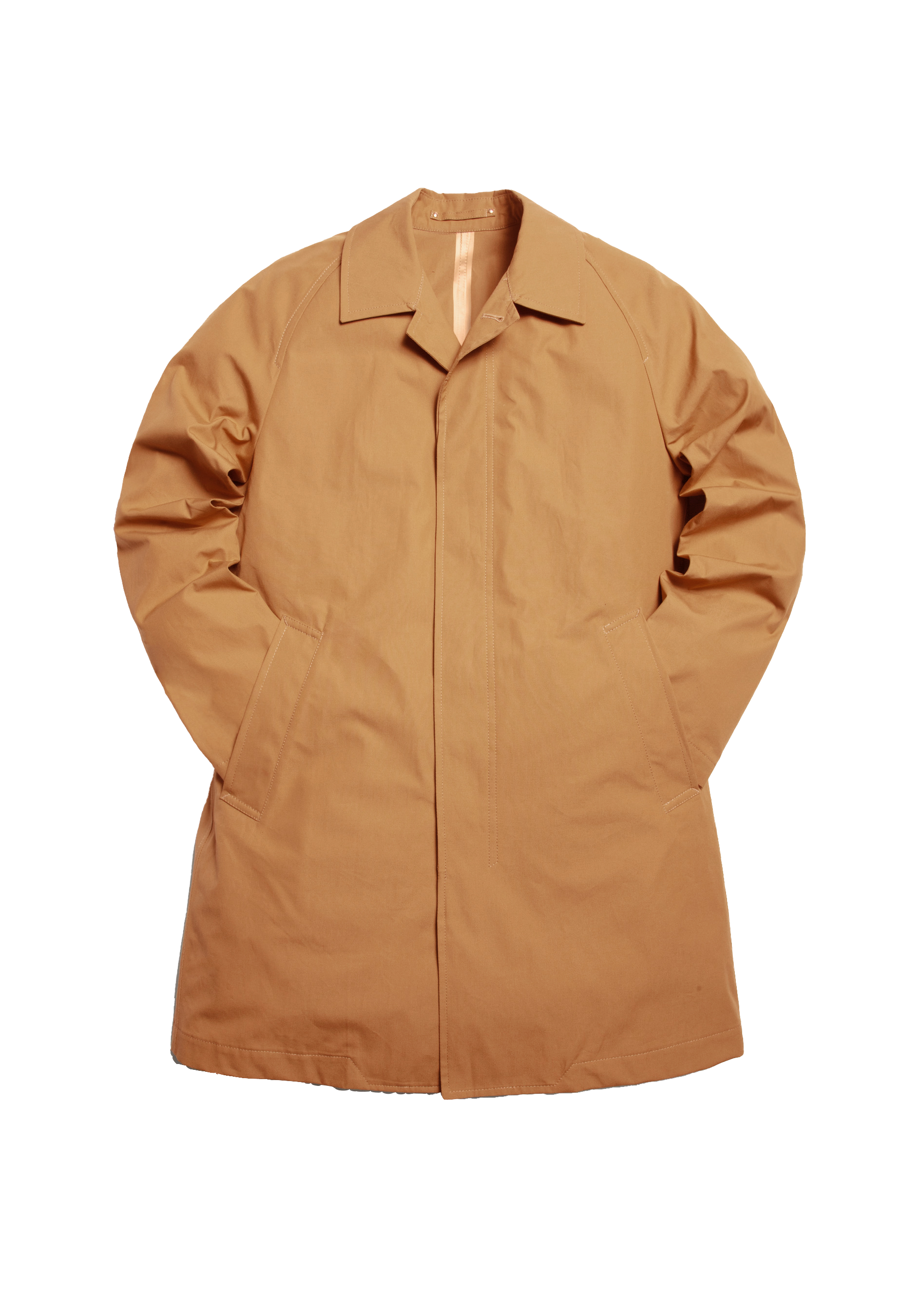 The Ventile® Raglan Raincoat - Cinnamon
