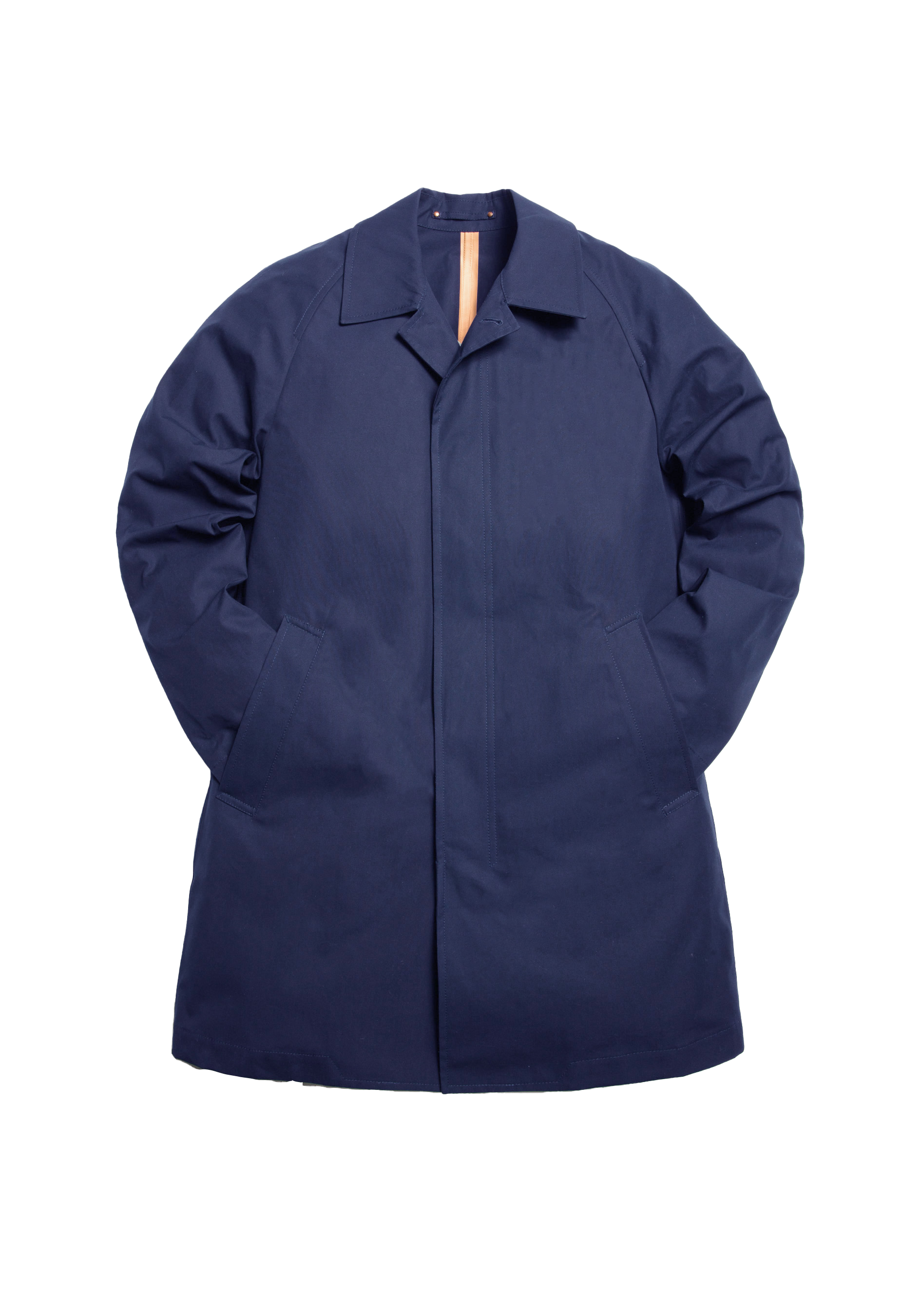 The Ventile® Raglan Raincoat - French Navy