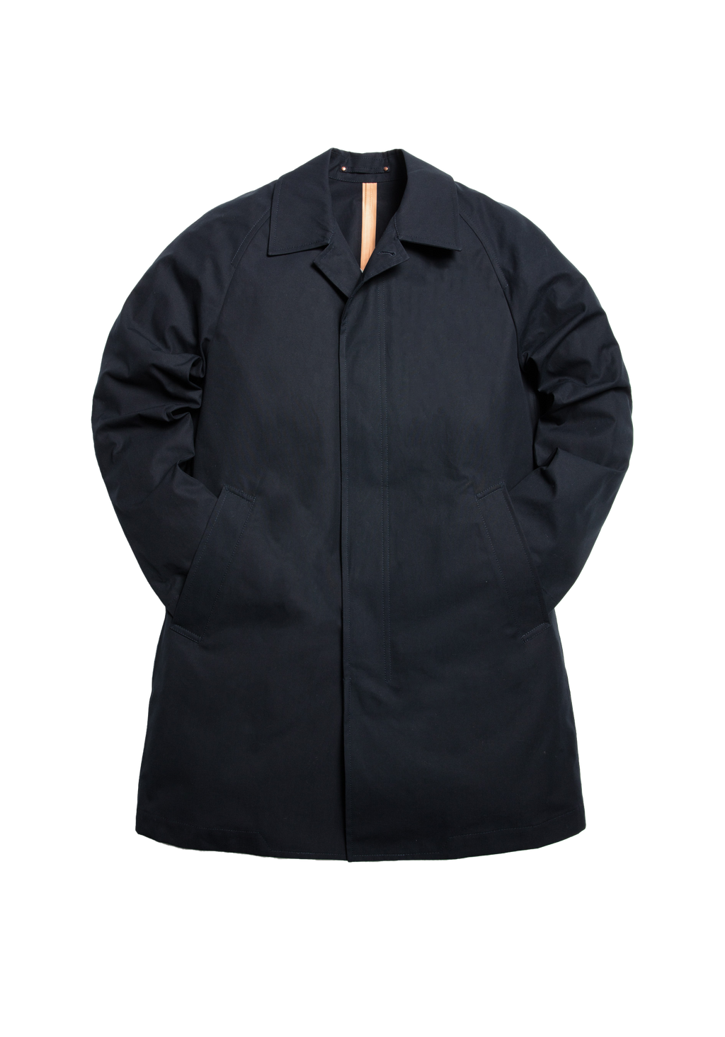The Ventile® Raglan Raincoat - Ink