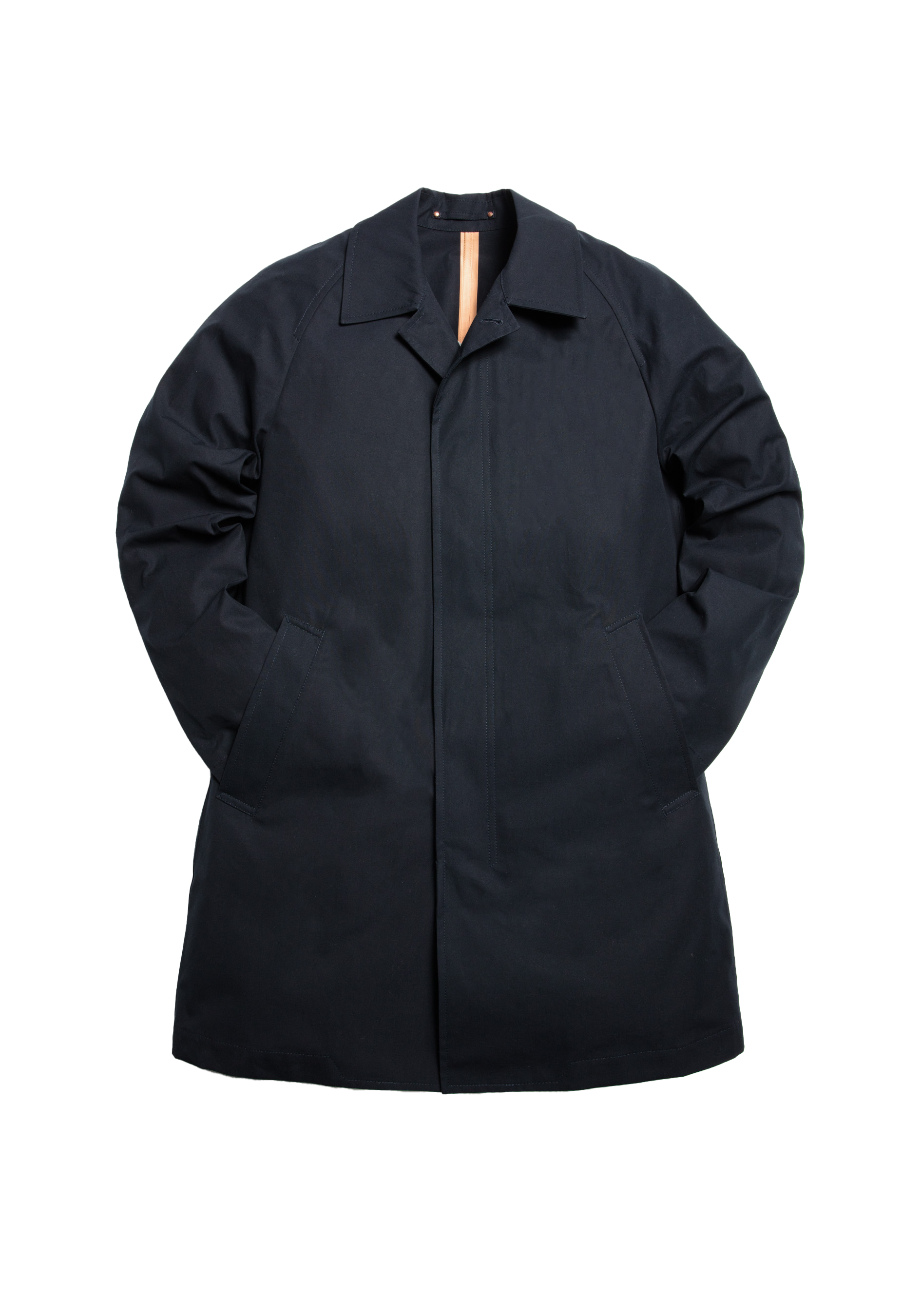 The Ventile® Raglan Raincoat - Ink