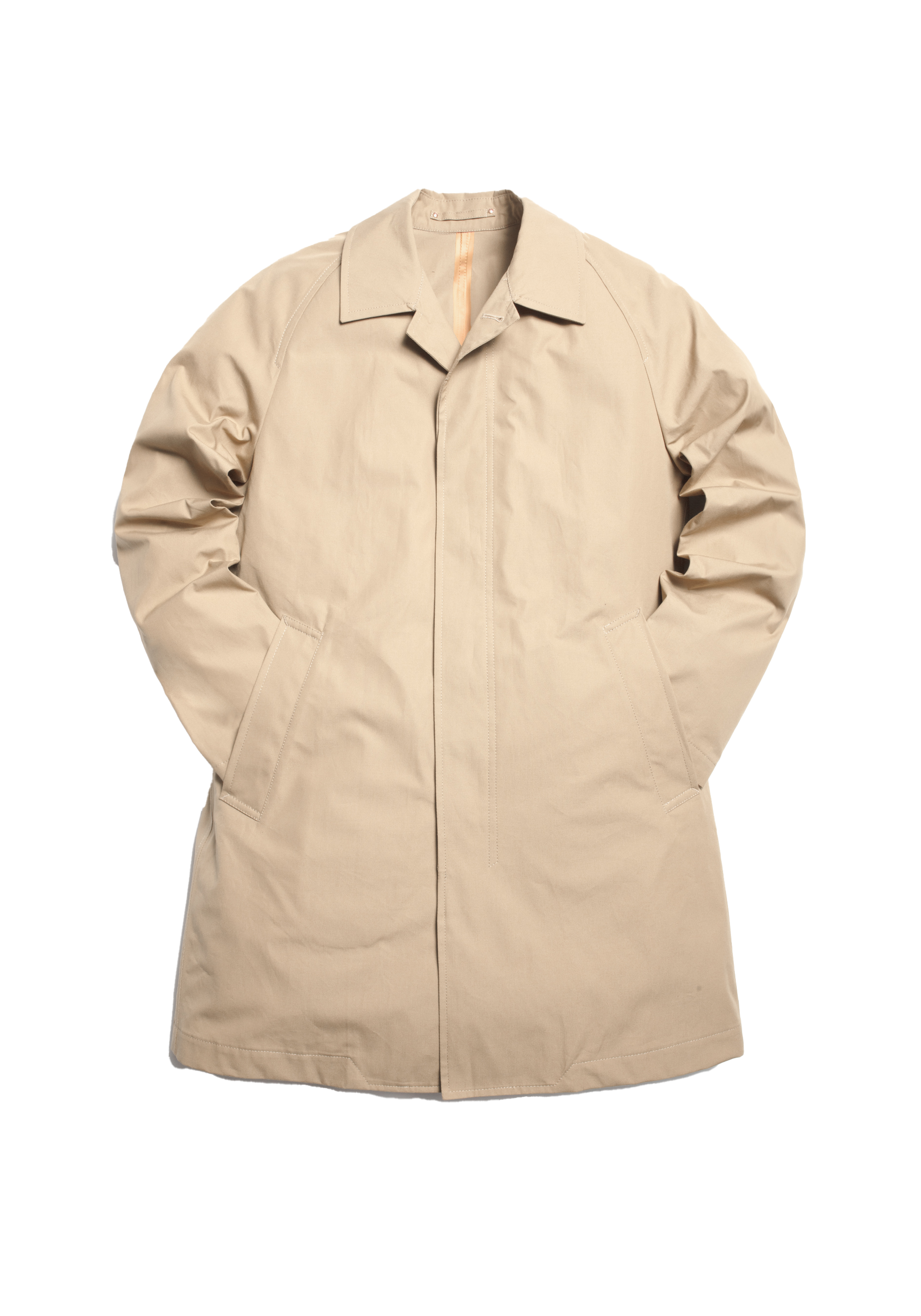 The Ventile® Raglan Raincoat - Natural