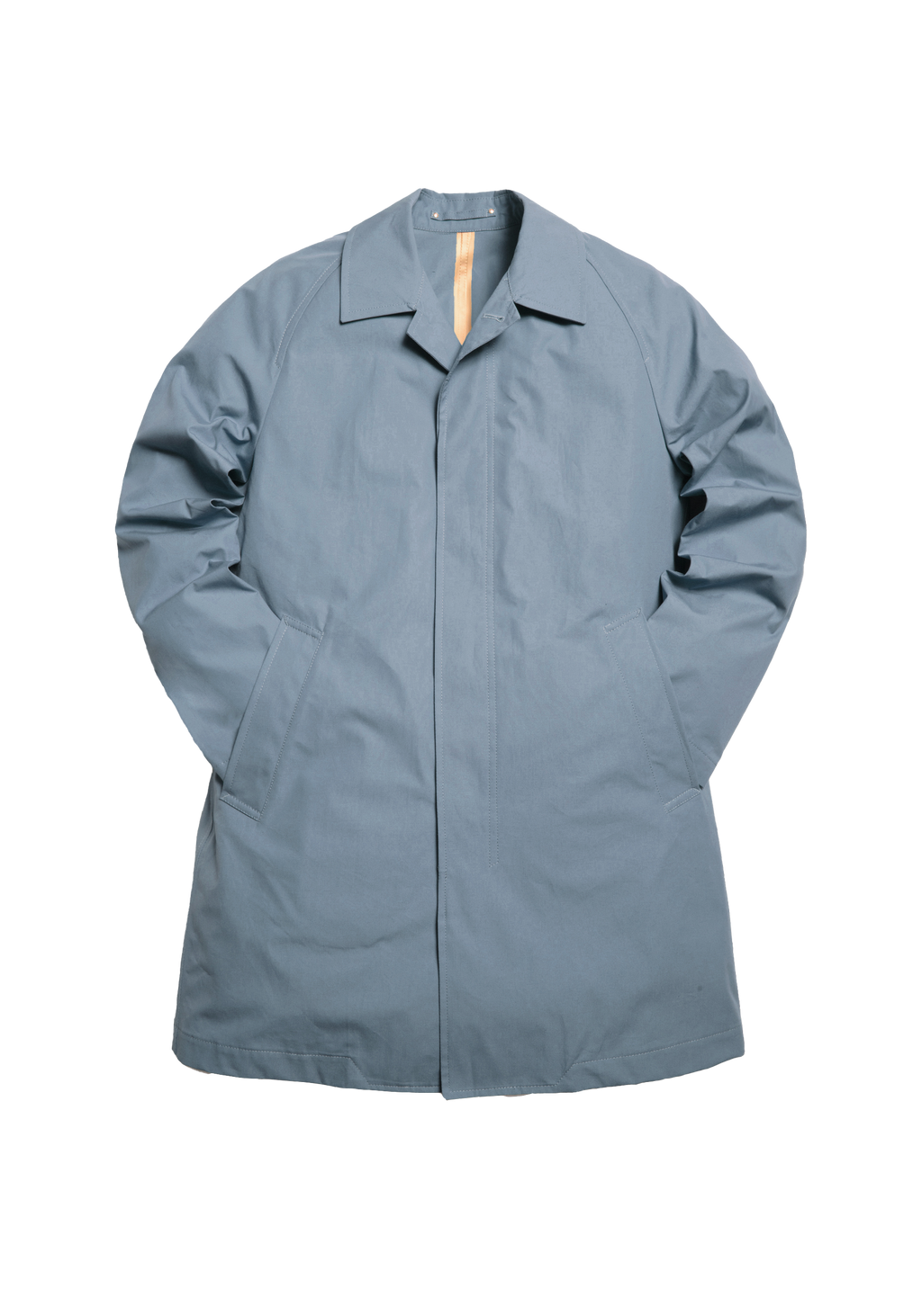 The Ventile® Raglan Raincoat - Storm Sky