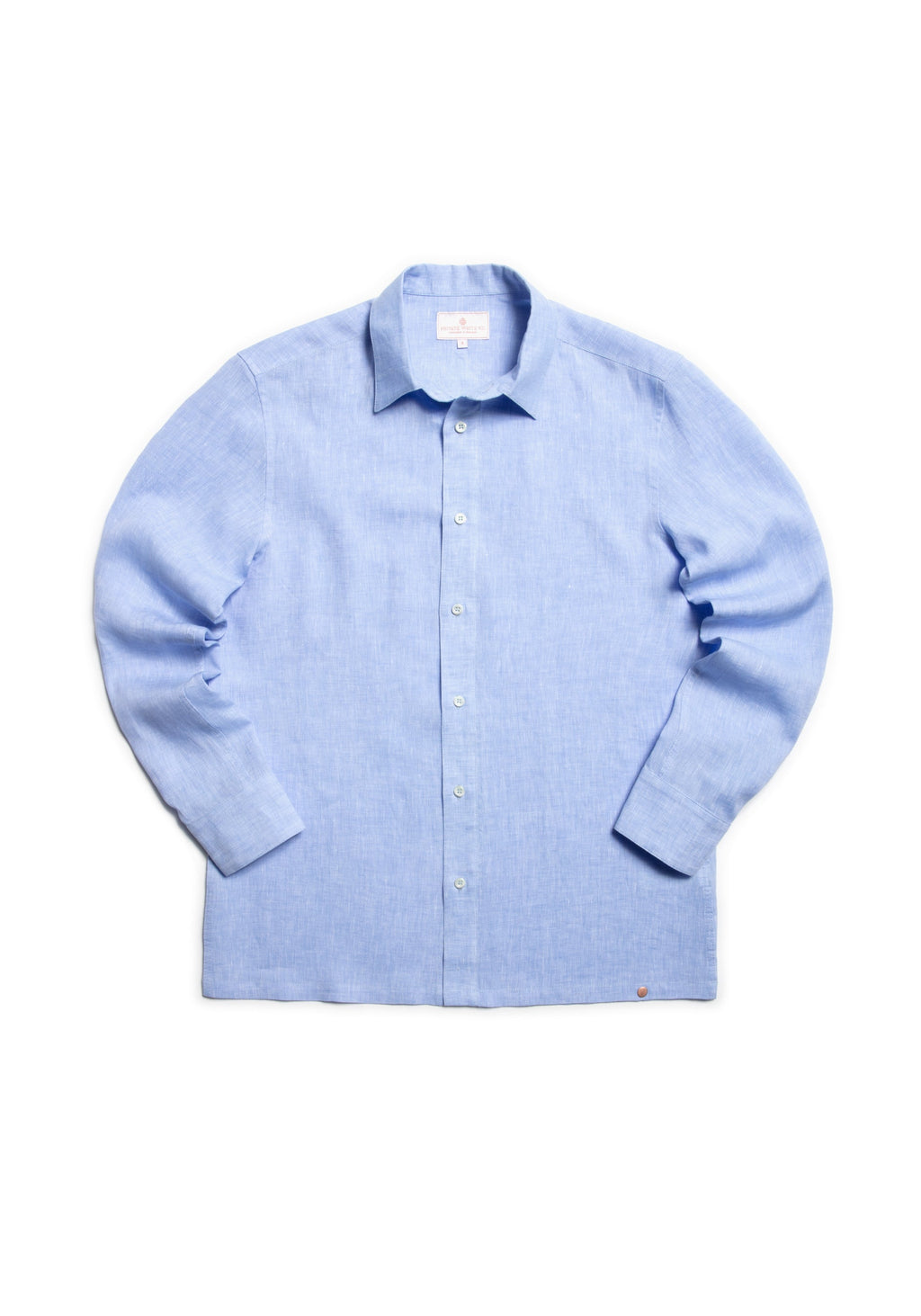 The Victor Linen Shirt - Azure