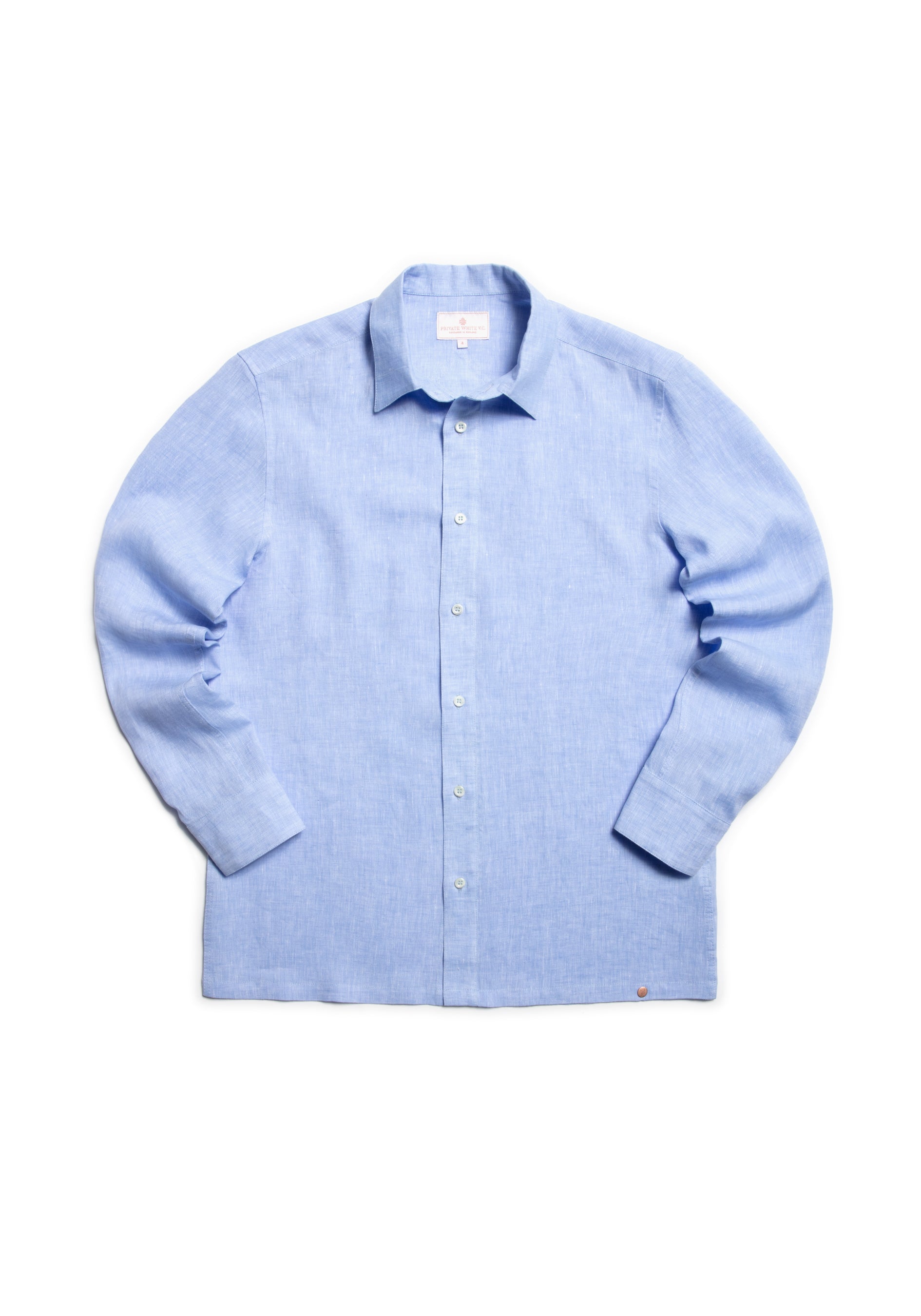 The Victor Linen Shirt - Azure
