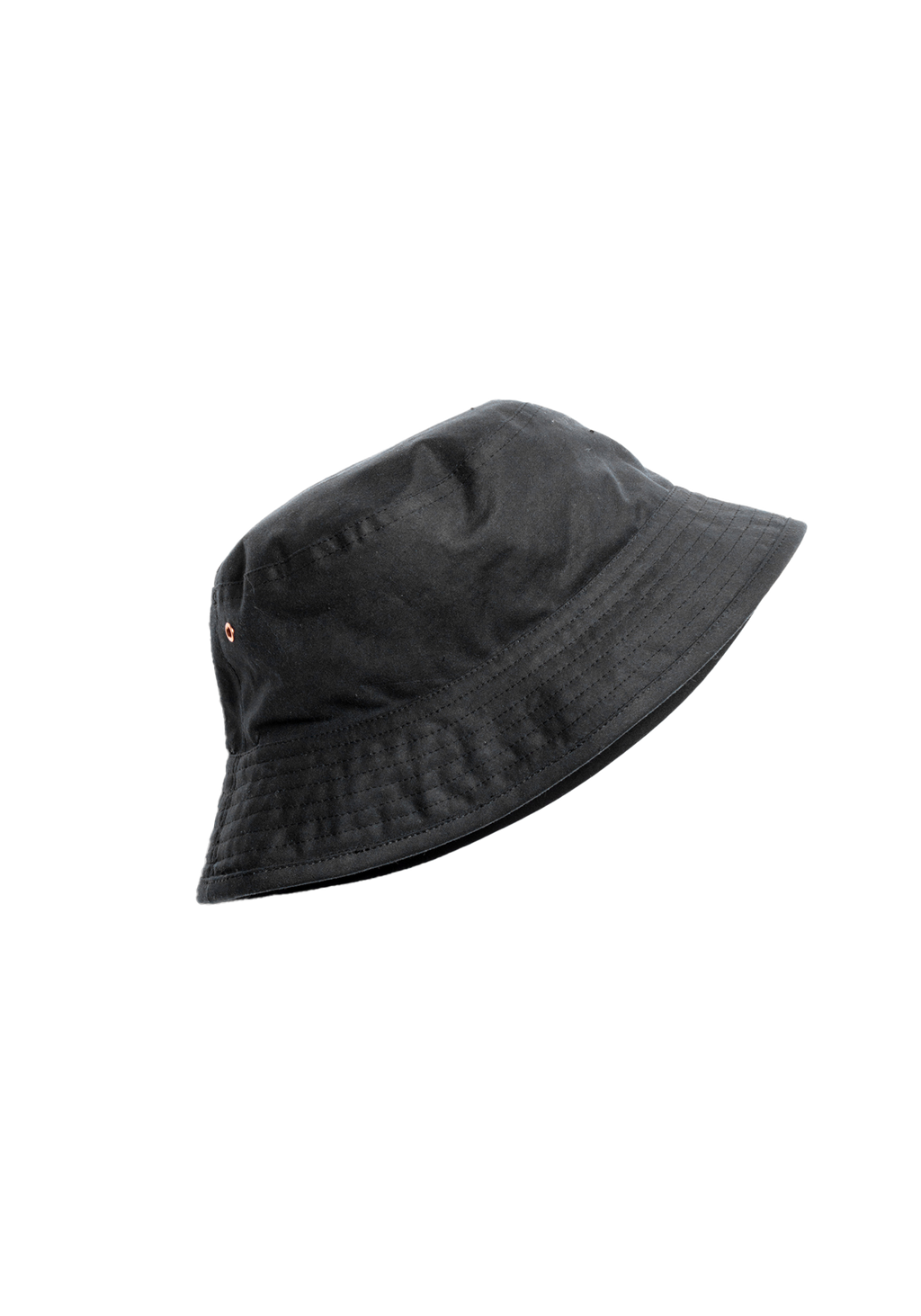 The Wax Bucket Hat - Ivory Black