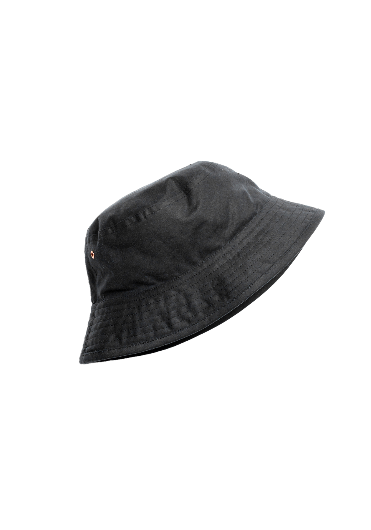 The Wax Bucket Hat - Ivory Black