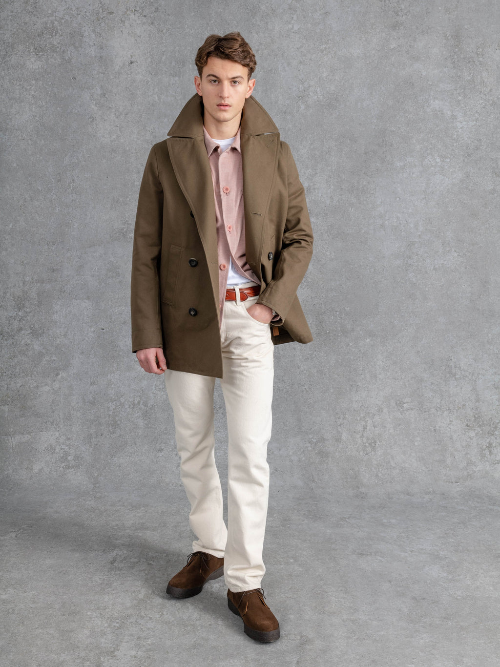 The Ventile® Peacoat - Nato Green