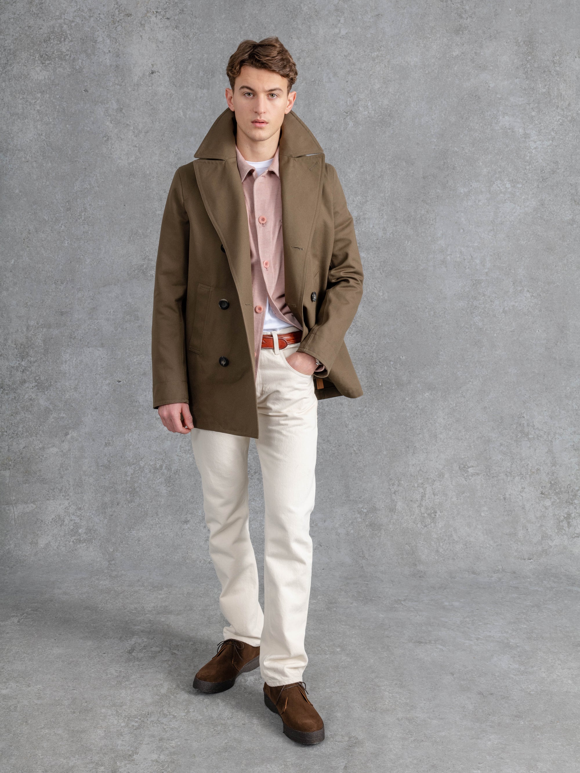 The Ventile® Peacoat - Nato Green